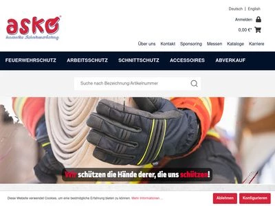 Website von askö GmbH