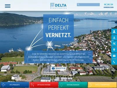 Website von DCT DELTA GmbH