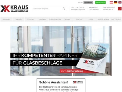 Website von Kraus GmbH