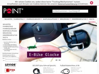 Website von POINT® - Helmig GmbH