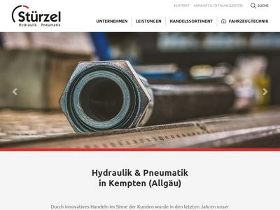 Website von Stürzel GmbH