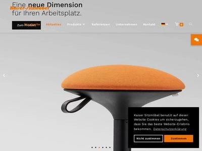 Website von Kaiser-Sitzmöbel GmbH & Co. KG