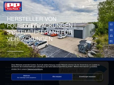 Website von Poly-Pack Verpackungs-GmbH & Co. KG