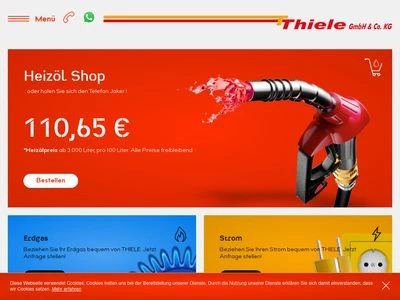 Website von Thiele OHG