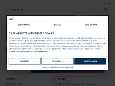 Website von KDL Logistiksysteme GmbH