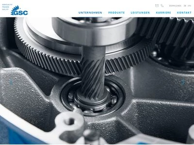 Website von GSC Schwörer GmbH