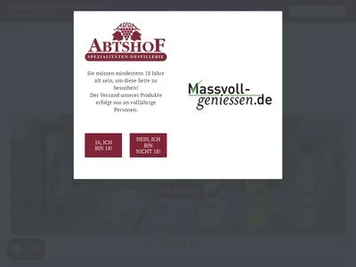 Website von Abtshof Magdeburg GmbH