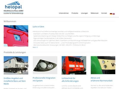 Website von Helmholz & Pauli GmbH