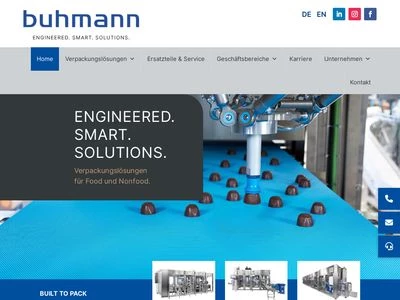 Website von Buhmann Systeme GmbH