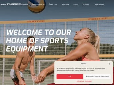 Website von FUNTEC Sports GmbH