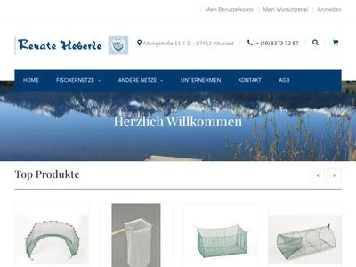 Website von Renate Heberle Netzfabrikation
