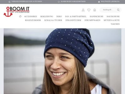 Website von BOOM International Trading GmbH