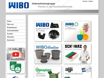 Website von WIBO Kunststofftechnik GmbH