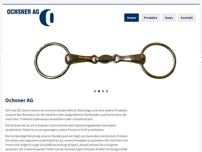 Website von Ochsner AG