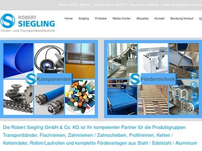 Website von Robert Siegling GmbH & Co. KG