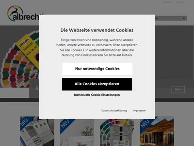 Website von Lackfabrik J. Albrecht GmbH & Co. KG