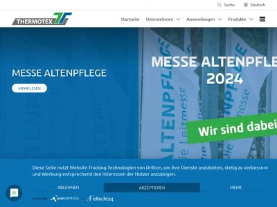 Website von ThermoTex Nagel GmbH