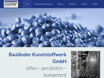 Website von Bauländer Kunststoffwerk GmbH