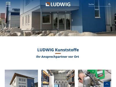 Website von LUDWIG Kunststoffgroßhandel oHG