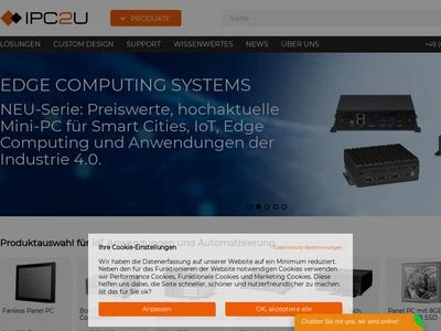 Website von IPC2U GmbH