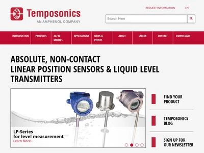 Website von Temposonics GmbH & Co. KG