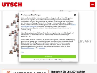 Website von Erich Utsch AG