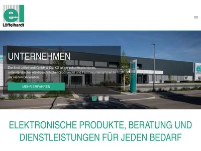Website von Emil Löffelhardt GmbH & Co. KG