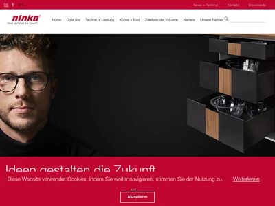 Website von Ninkaplast GmbH