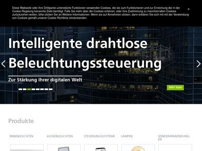 Website von Feilo Sylvania Germany GmbH