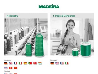 Website von Madeira Garnfabrik - Rudolf Schmidt KG