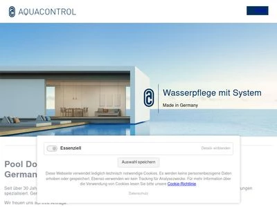 Website von Aquacontrol GmbH