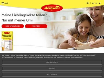 Website von Aeroxon Insect Control GmbH