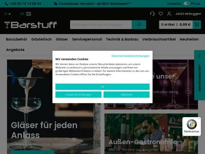 Website von Barstuff.de e.K.