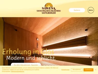 Website von Massivholzschreinerei Michael Sattlberger GmbH 