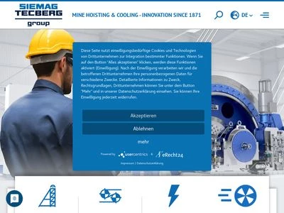 Website von SIEMAG TECBERG GmbH