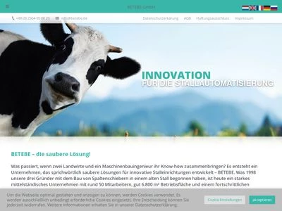 Website von BETEBE GmbH