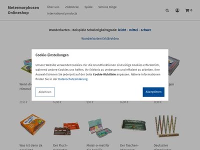 Website von MeterMorphosen GmbH