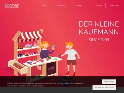 Website von Chr. Tanner GmbH