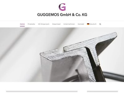 Website von Guggemos GmbH