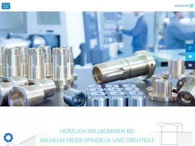 Website von Wilhelm Meier Spindeln u. Drehteile GmbH + Co. KG
