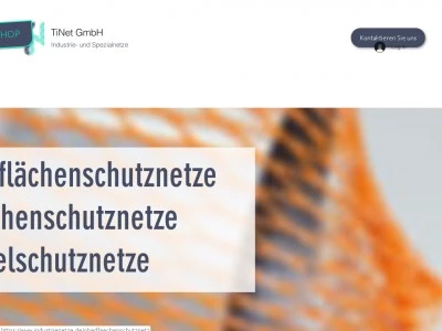 Website von TiNet GmbH