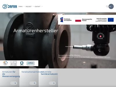 Website von JAFAR GmbH