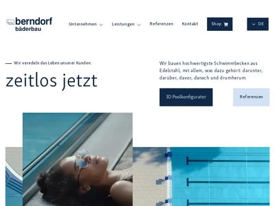 Website von Berndorf Metall- und Bäderbau GmbH