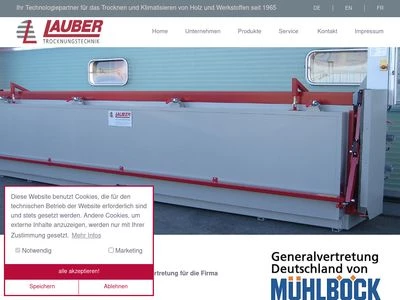 Website von Lauber GmbH