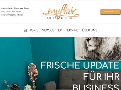 Website von My Flair GmbH