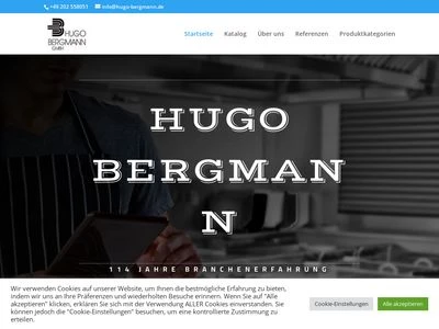 Website von Hugo Bergmann GmbH
