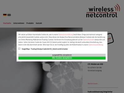 Website von Coniugo Gesellschaft für Telekommunikation mit beschränkter Haftung (GmbH)