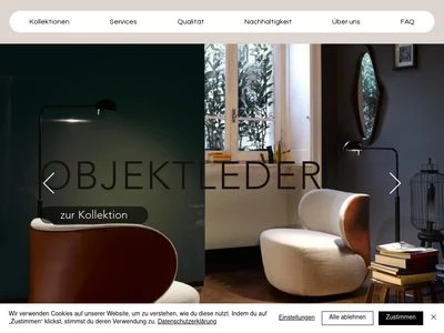 Website von Leder Reinhardt GmbH
