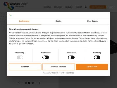 Website von Etiket Schiller GmbH