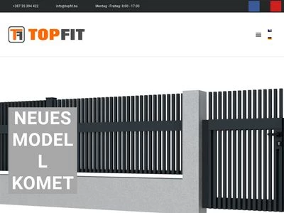 Website von TOP-FIT auto komerc GmbH